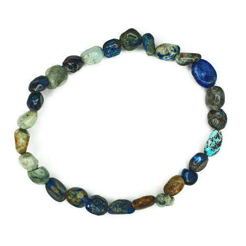 Chrysocolla Nugget Bead Bracelet